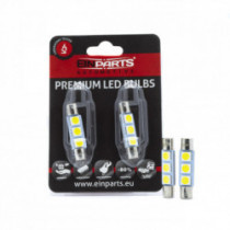 Bec LED C3W (3 x SMD 4014) 31 mm 5000k canbus