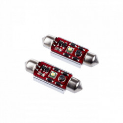 Bec LED C10W 3W (1 x cree xp-e) 39mm 6000k canbus