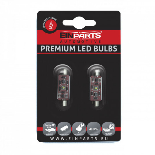 Bec LED C10W 3W (1 x cree xp-e) 42 mm 6000k canbus