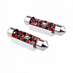 Bec LED C10W 3W (1 x cree xp-e) 42 mm 6000k canbus
