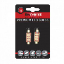 Bec LED C10W (12 x SMD 4014) 42 mm 6000k canbus