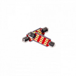 Bec LED C10W (12 x SMD 4014) 42 mm 6000k canbus