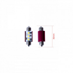 Bec LED C5W/C10W 36mm 3SMD 2835 samsung LED canbus