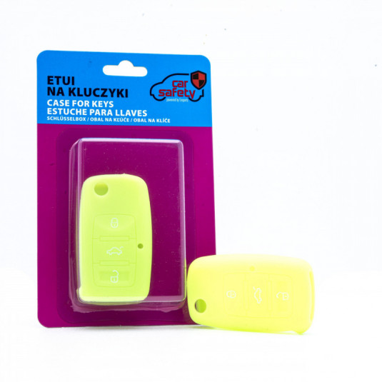 Epkc07 husă Silicon pentru chei - verde neon/galben VW group
