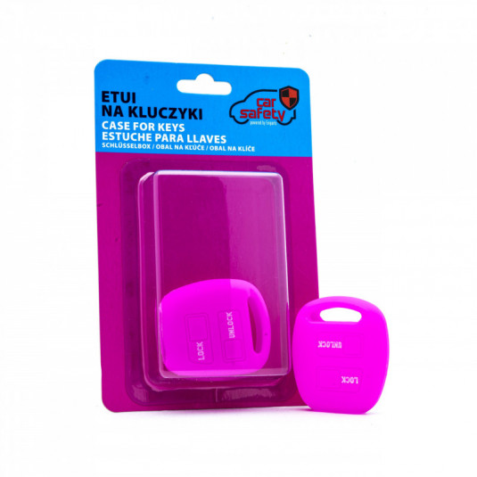 Epkc100 husă din silicon pentru chei - roz Toyota