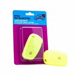 Epkc107 husă din silicon pentru chei - verde neon/galben Audi