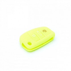 Epkc107 husă din silicon pentru chei - verde neon/galben Audi