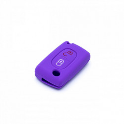 Epkc124 carcasă de silicon pentru chei - violet Citroen Peugeot