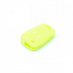 Epkc25 husă din silicon pentru chei - verde neon/galben Chevrolet Opel Vauxhall