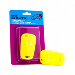 Epkc28 carcasa din silicon pentru chei - galben Chevrolet Opel Vauxhall