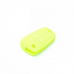 Epkc43 husă din silicon pentru chei - verde neon/galben Opel