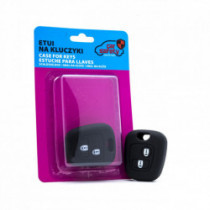Epkc47 husă din silicon pentru chei - negru Citroen Peugeot Toyota