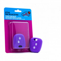 Epkc51 carcasă din silicon pentru chei - violet Citroen Peugeot Toyota