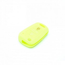 Husa din silicon pentru cheie Epkc61 - verde neon/galben Hyundai Kia