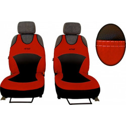 Huse auto Active Sport Alcantara A roșu cărămidă (piele Alcantara)