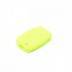 Epkc70 husă din silicon pentru chei - verde neon/galben VW group