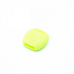 Husa cheie din silicon Epkc98 - verde neon/galben Toyota