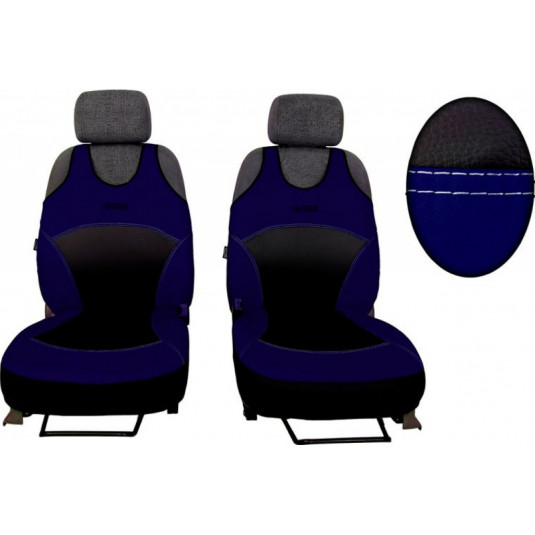 Tricouri auto Active Sport Alcantara A albastru (Alcantara-piele)