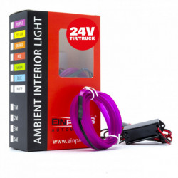 Bandă cu LED cu fibră optică 1m (violet) 24V