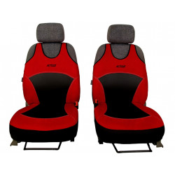 Tricouri auto Active Sport Alcantara A roșu (Alcantara-piele)