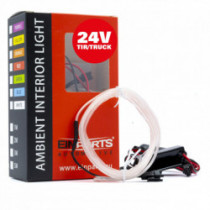 Bandă luminoasă cu fibră optică 1m (alb) 24V