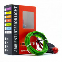 Bandă luminoasă cu fibră optică 2m (verde)