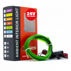 Bandă cu fibră optică LED 2m (verde) 24V