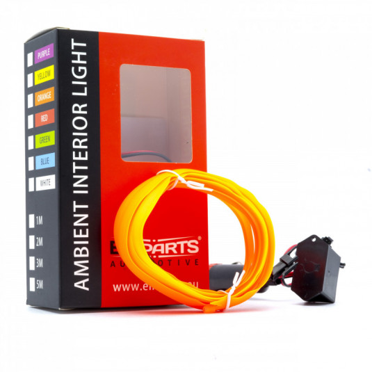 Bandă cu fibre optice LED 2m (portocalie)