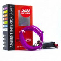 Bandă luminoasă cu ghid de lumină LED 2m (violet) 24V