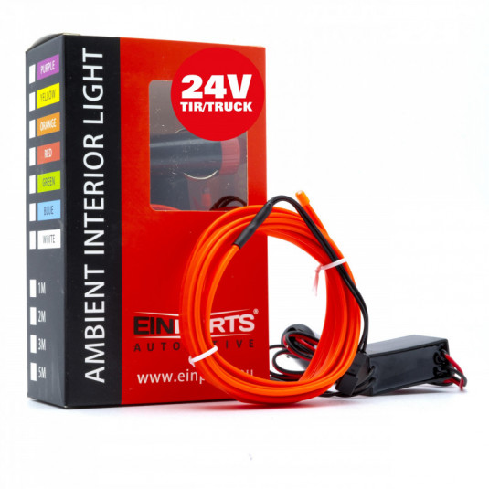 Bandă LED cu fibră optică 2m (roșu) 24V