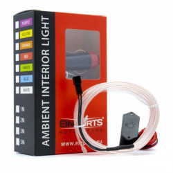 Bandă cu fibră optică LED 2m (alb)