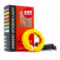 Bandă cu LED transmitător de lumină 3m (ambră) 24V