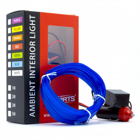 Bandă luminoasă LED 3m (albastru)