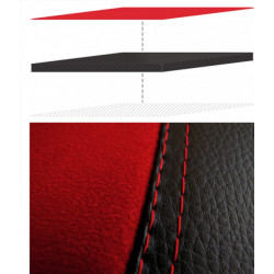 Tricouri auto Active Sport Alcantara A roșu (Alcantara-piele)