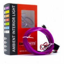 Bandă cu fibră optică LED 3m (violet)