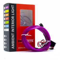 Bandă cu fibră optică LED 3m (violet)