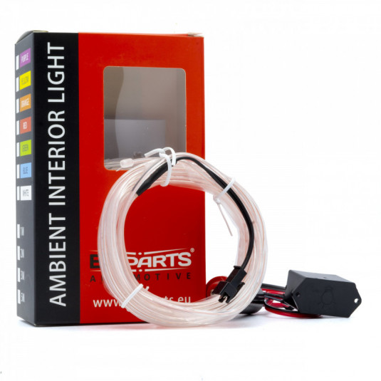 Bandă cu fibră optică LED 3m (albă)