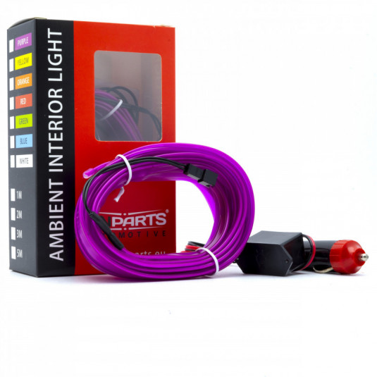 Bandă LED cu fibră optică 5m (mov)