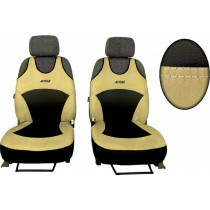 Tricouri auto Active Sport Alcantara A bej (Alcantara-piele)