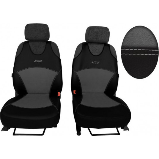 Huse auto Active Alcantara B gri deschis (Piele-alcantara)