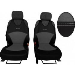 Huse auto Active Alcantara B gri deschis (Piele-alcantara)