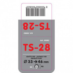 Difuzor tobe eșapament (Ø tobe până la 46mm) TS-28