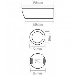 Terminație tub eșapament (Ø tub până la 48mm)