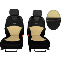 Huse auto Active Alcantara B bej (Piele-alcantara)