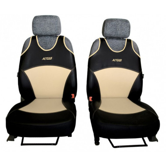 Tricouri auto Active Sport Leather bej (Piele)