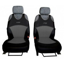 Huse auto Active Sport Leather gri (Piele)