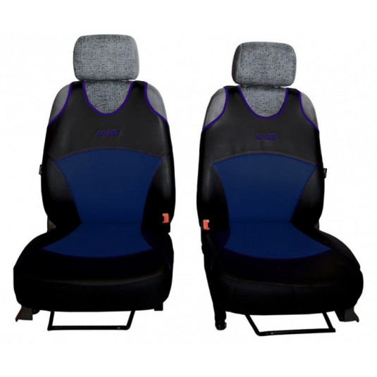 Tricouri auto Active Sport Leather albastre (Piele)