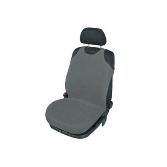 Tricouri auto din bumbac gri inchis 2buc