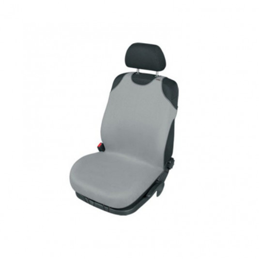 Tricouri auto din bumbac gri deschis 2buc