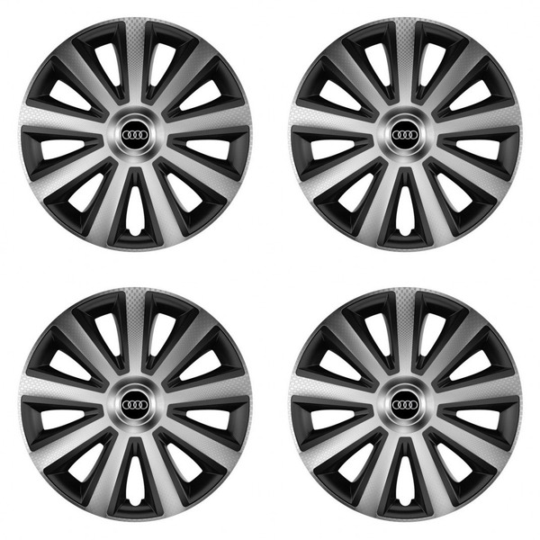 capace pentru Audi 16 Aviator carbon silver&black